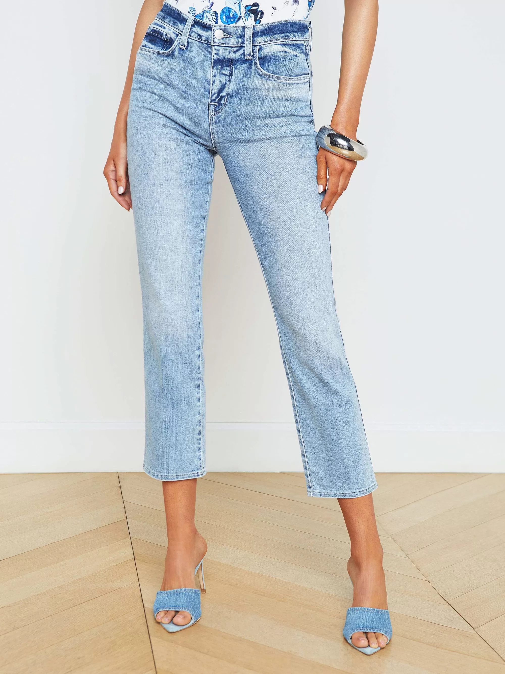 L'AGENCE Alexia Cropped Sigarettenjeans Loyola Clearance