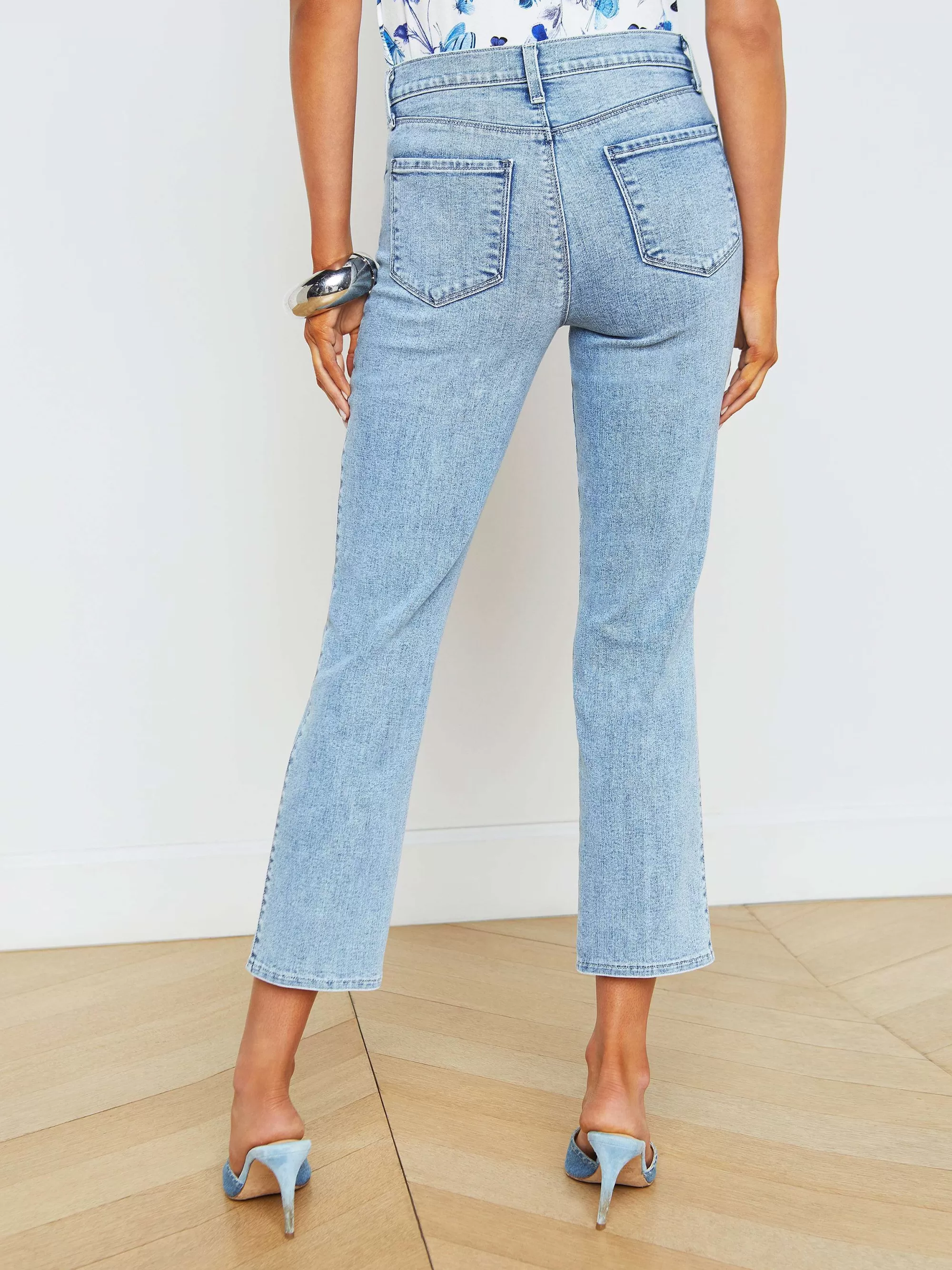 L'AGENCE Alexia Cropped Sigarettenjeans Loyola Clearance