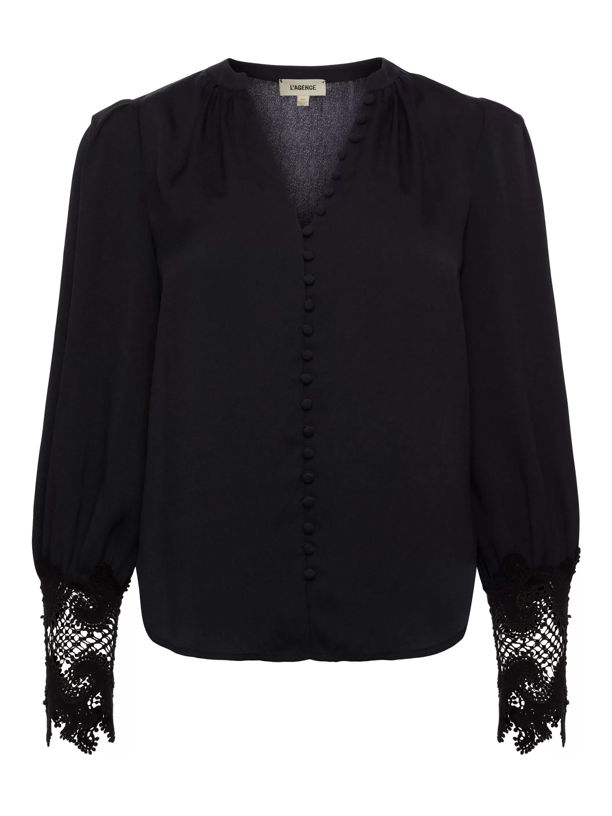 L'AGENCE Ava-Blouse Zwart Fashion