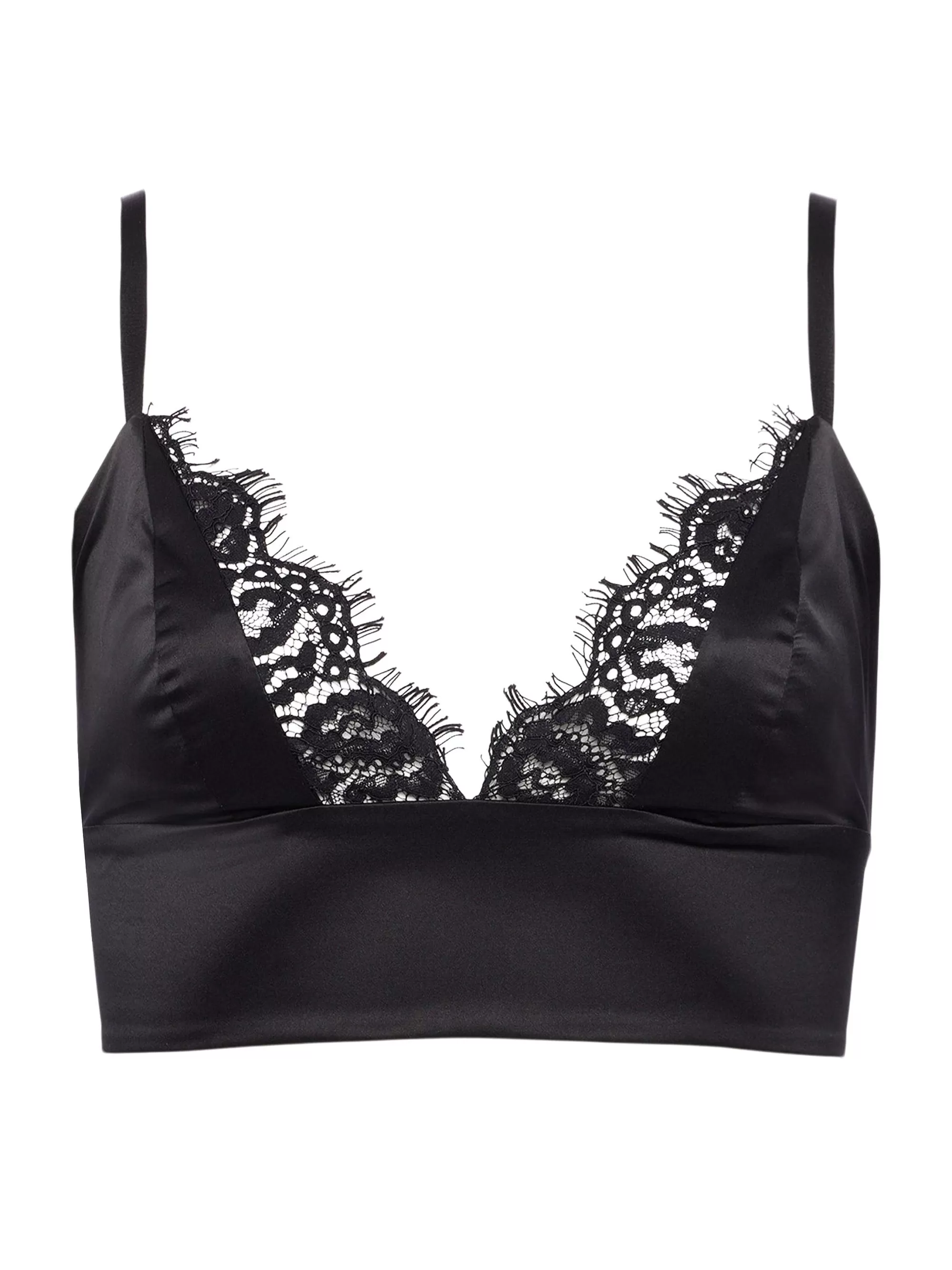 L'AGENCE Gember Bralette Zwart Outlet