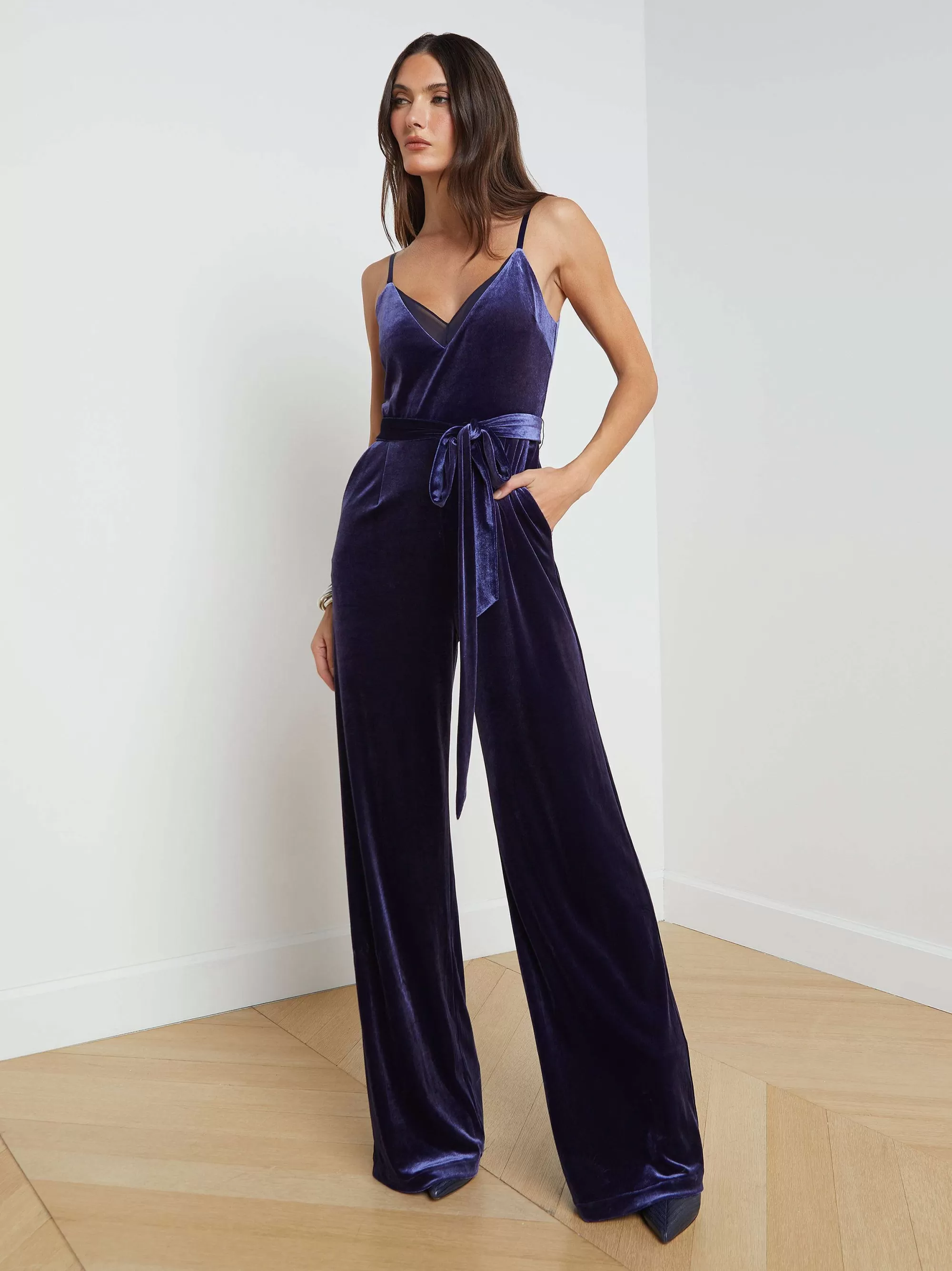 L'AGENCE Justitie Jumpsuit Middernacht Shop