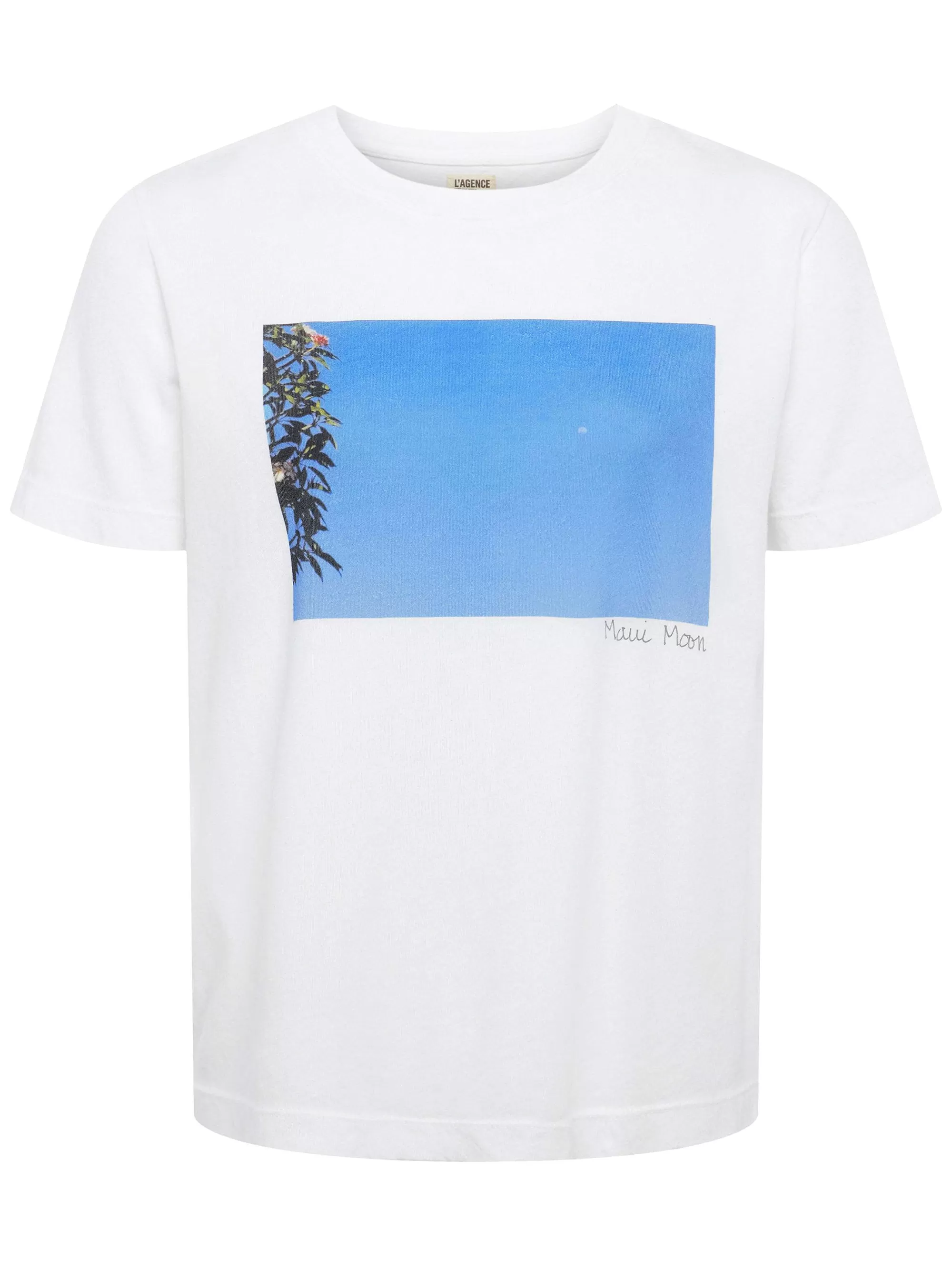 L'AGENCE Leilani Maui Maanshirt Wit Best Sale