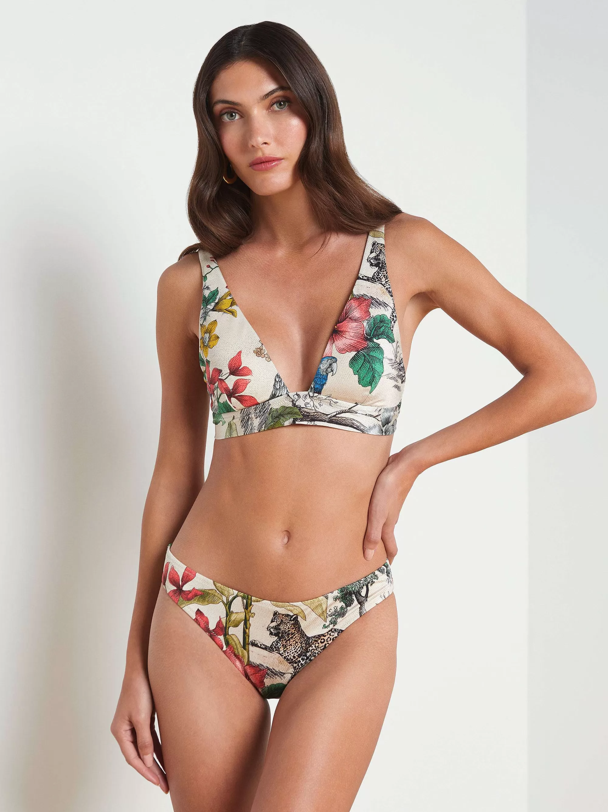 L'AGENCE Lexie Bikinitopje Jungle Multi Clearance