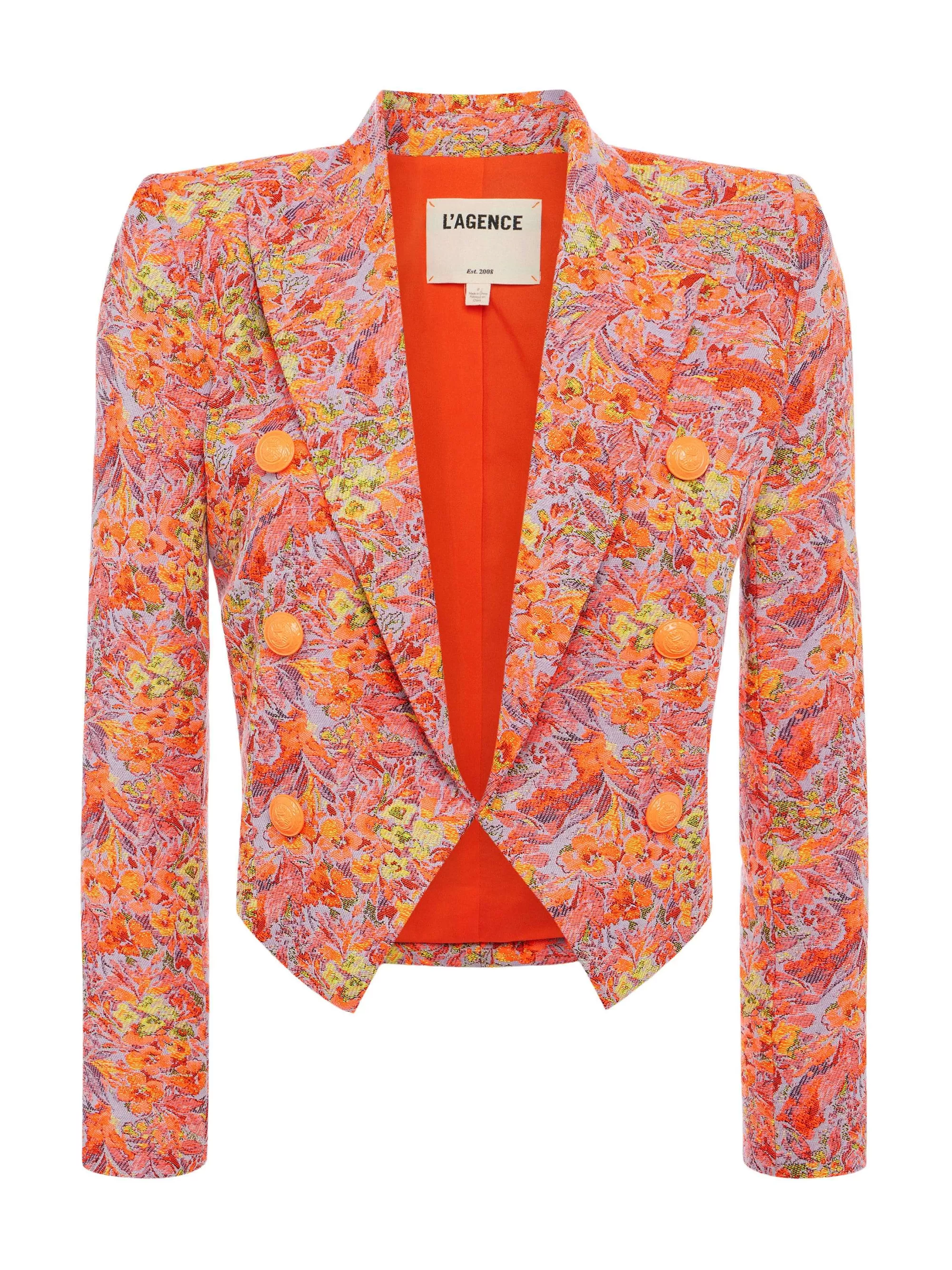 L'AGENCE Lila Blazer Oranje Multibloemig Hot