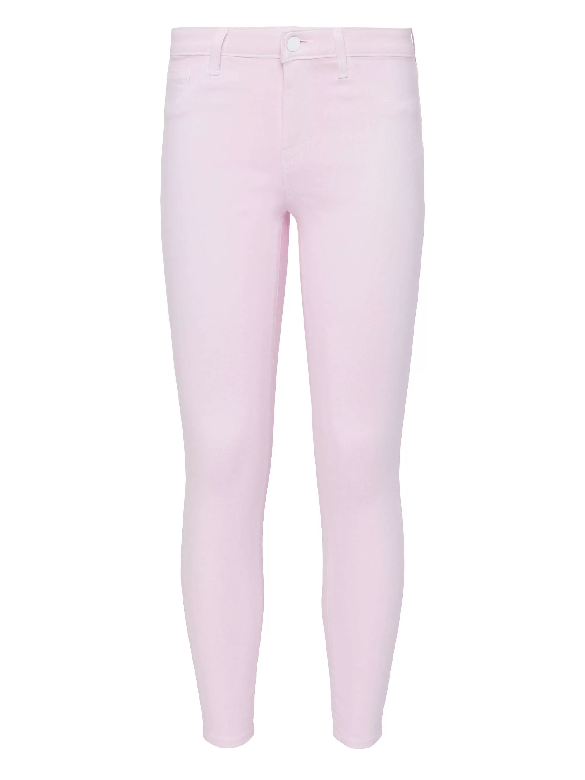 L'AGENCE Margot Gecoate Skinny Jeans Lila Sneeuw/Wit Contrast Gecoat Flash Sale