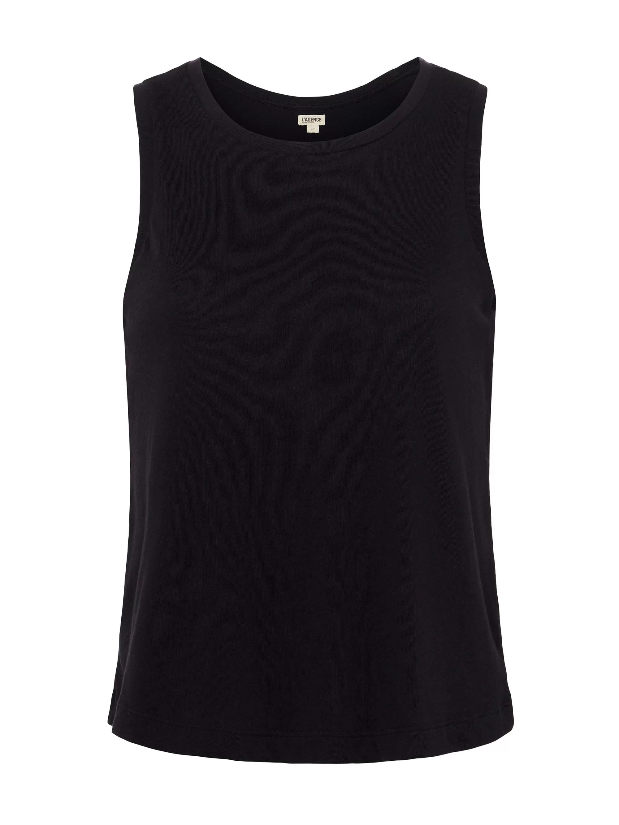 L'AGENCE Mikaela Katoenen Tanktop Zwart Store