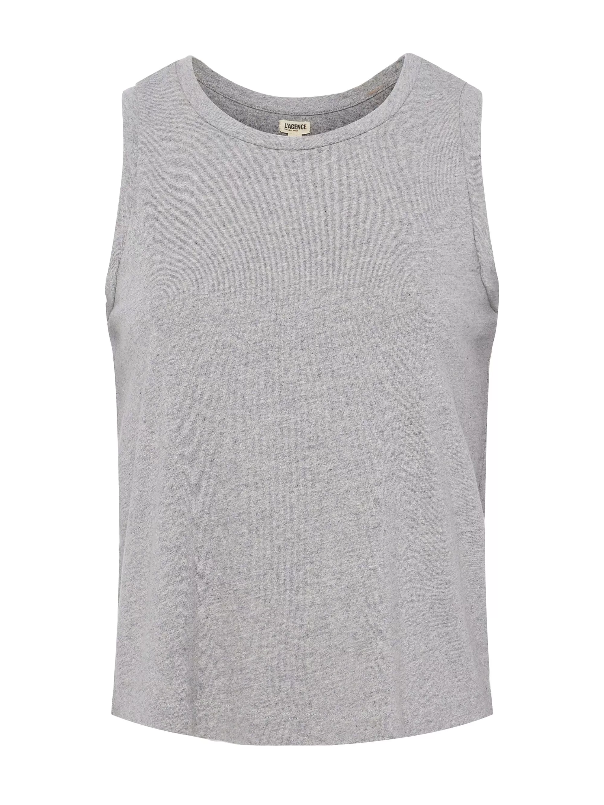 L'AGENCE Mikaela Katoenen Tanktop Heide Grijs Cheap