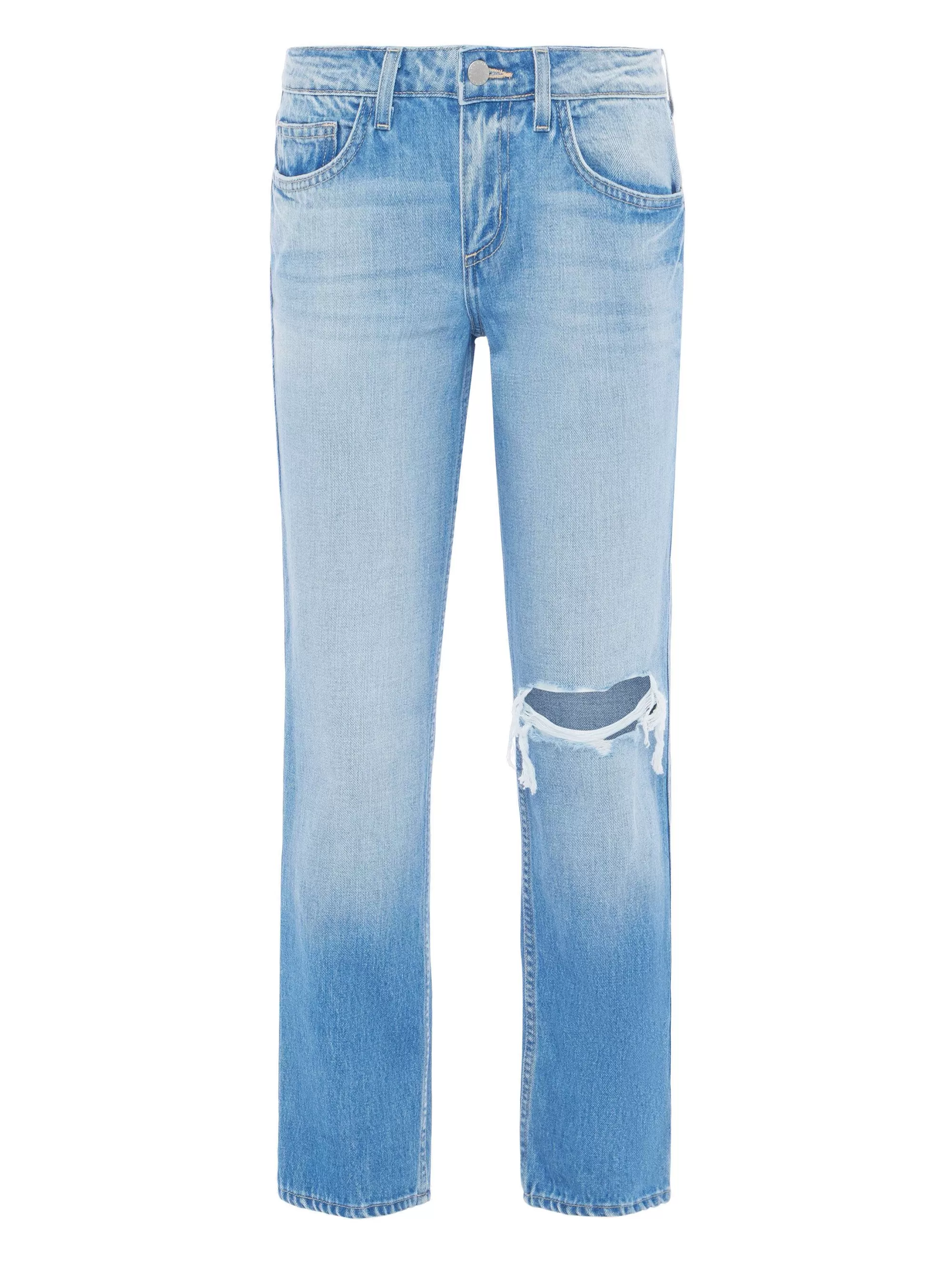 L'AGENCE Nevia Slouchy Jeans Met Rechte Pijpen Caruso Vernietigen Hot