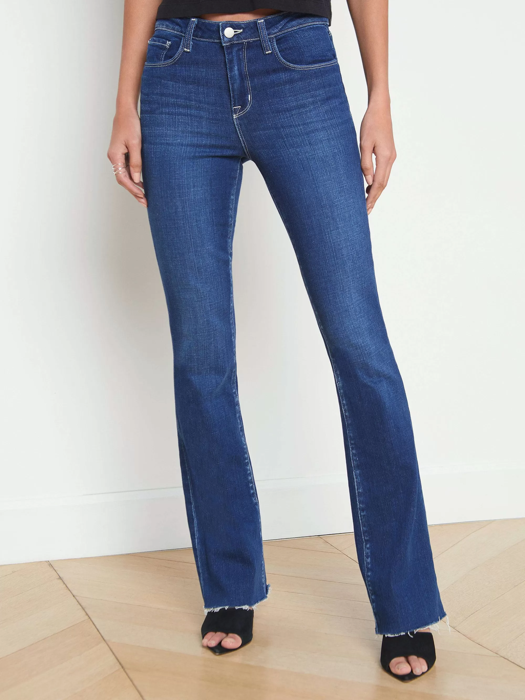 L'AGENCE Ruth-Jeans Met Rechte Pijpen Sutton Discount