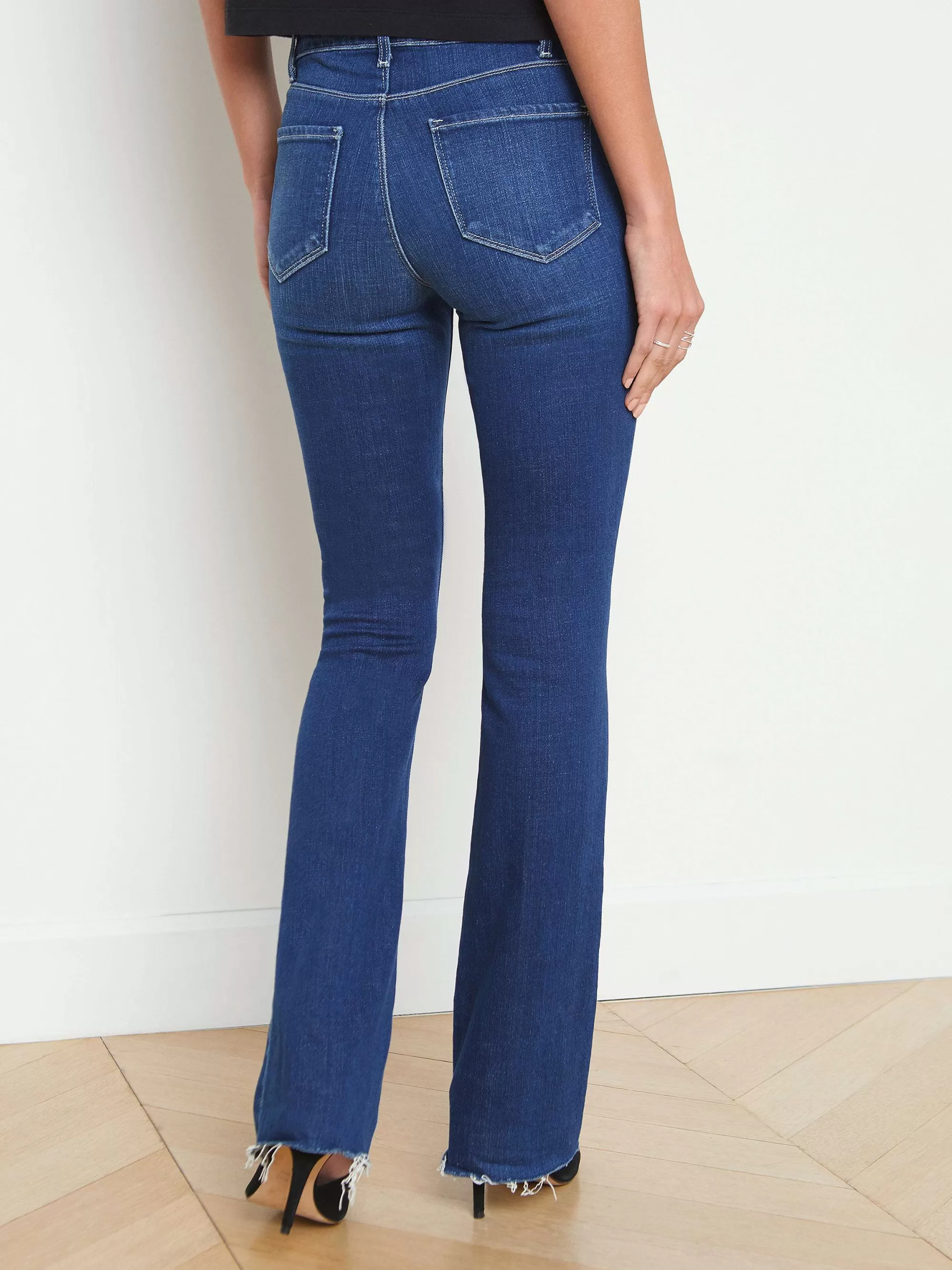 L'AGENCE Ruth-Jeans Met Rechte Pijpen Sutton Discount