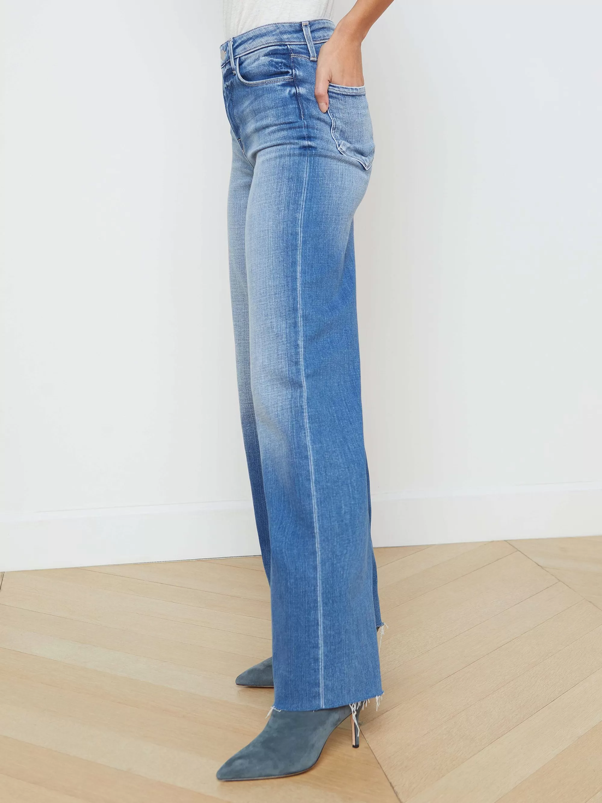 L'AGENCE Scottie Jeans Met Wijde Pijpen Hayward New