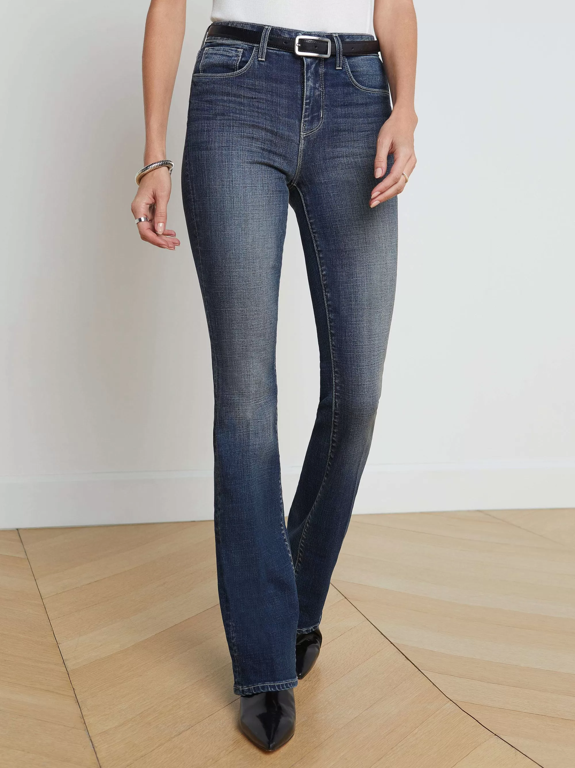 L'AGENCE Selma Bootcut Jean Napels Flash Sale