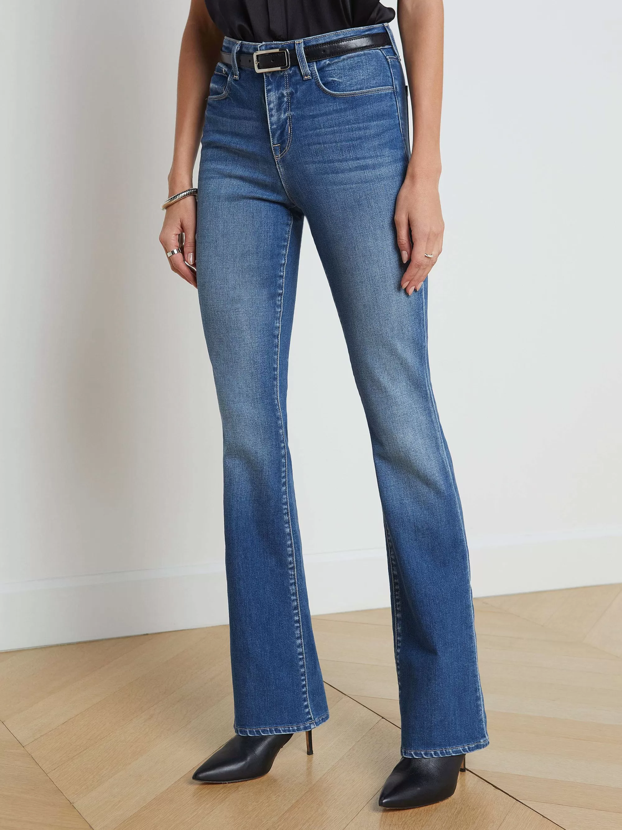 L'AGENCE Selma Bootcut Jean Cambridge Fashion