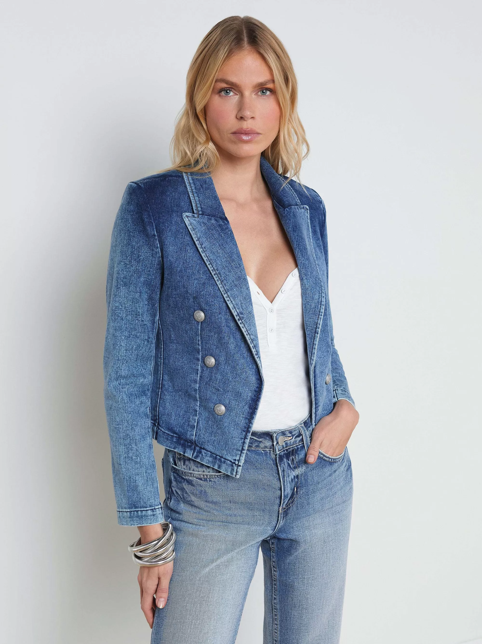 L'AGENCE Wayne Denimblazer Toronto Store